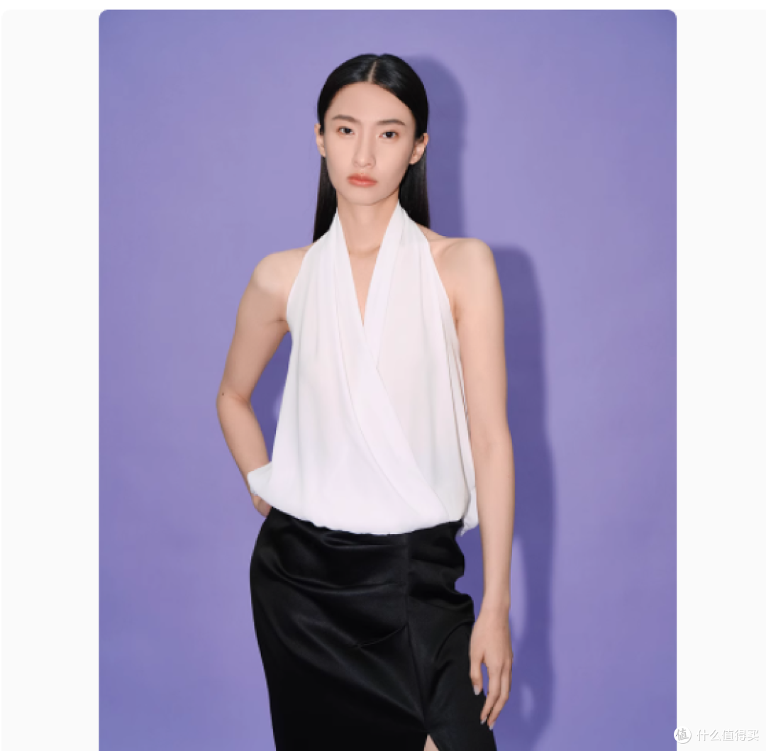FILINGME菲埃琳夏日风情,简约至上——醋酸挂脖吊带露背上衣