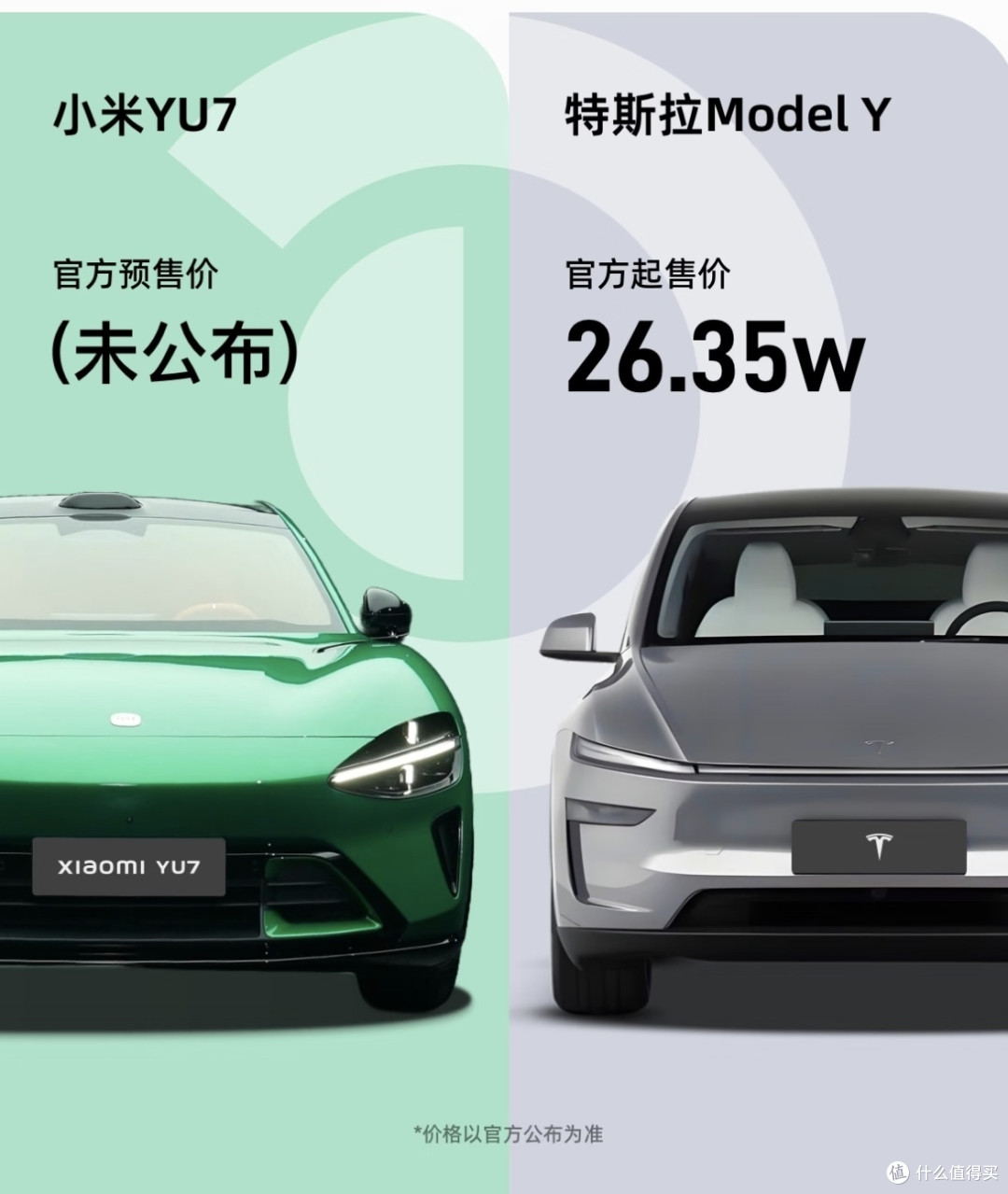 小米YU7对比特斯拉Model Y后,我有了新选择