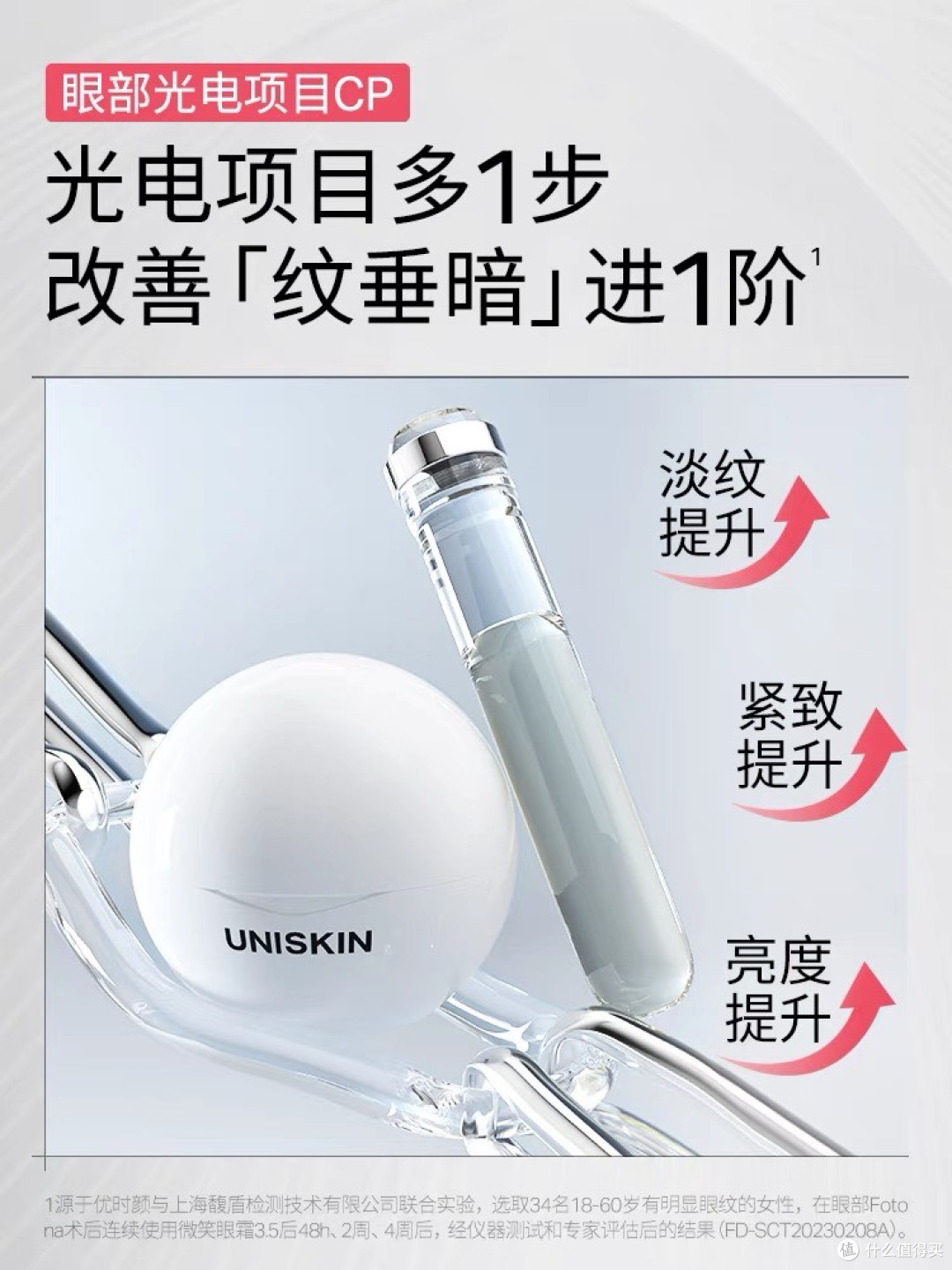【王楚钦同款】优时颜第3代微笑眼霜保湿抗皱紧致淡纹眼部精华霜