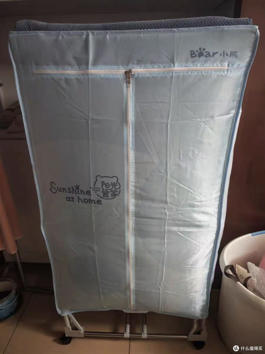 618闭眼入！小熊折叠烘干衣架实测：小户型的救星来了