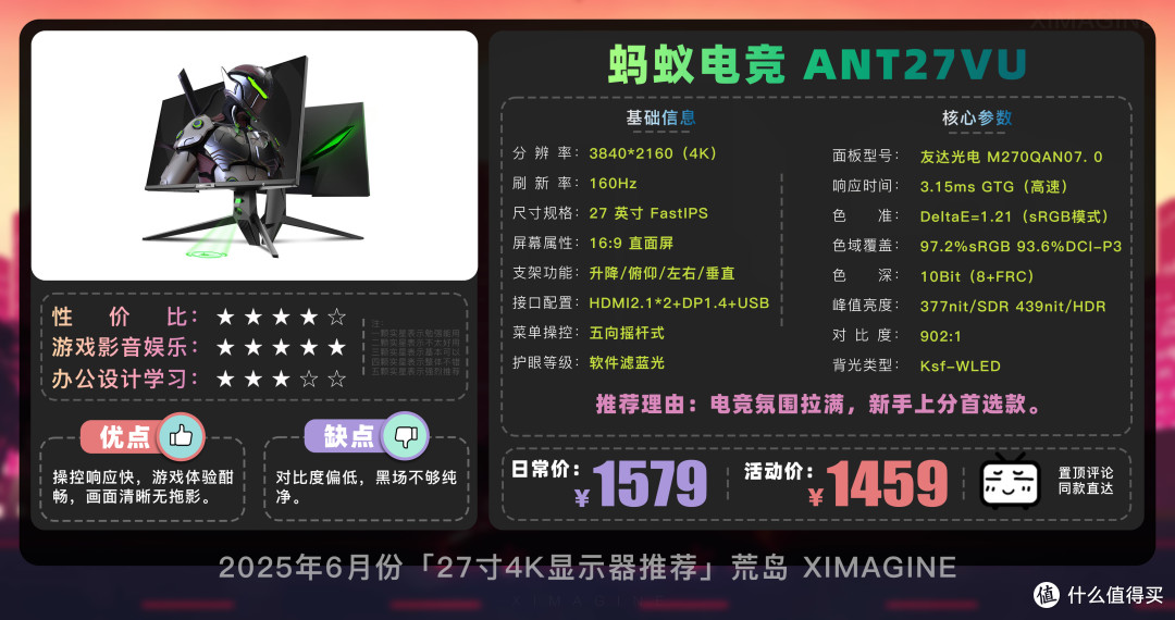【27寸4K电竞显示器推荐】教父级显示器选购指南!新手购买攻略!