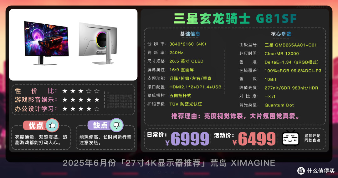 【27寸4K电竞显示器推荐】教父级显示器选购指南!新手购买攻略!