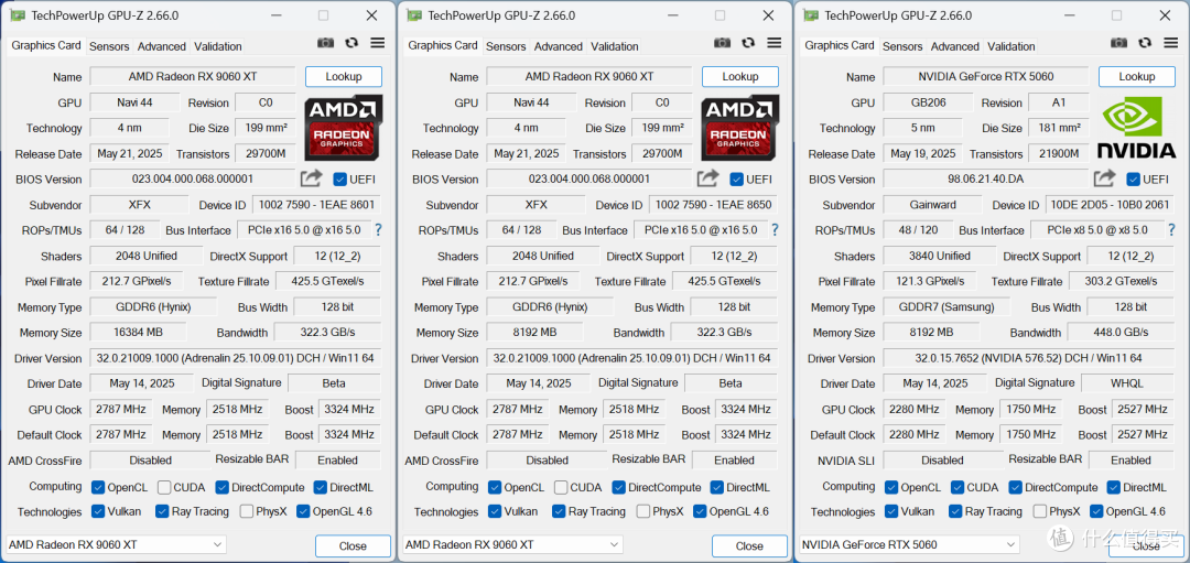 AMD Radeon RX 9060 XT 16&8GB首发评测：狙击RTX 5060的强力对手