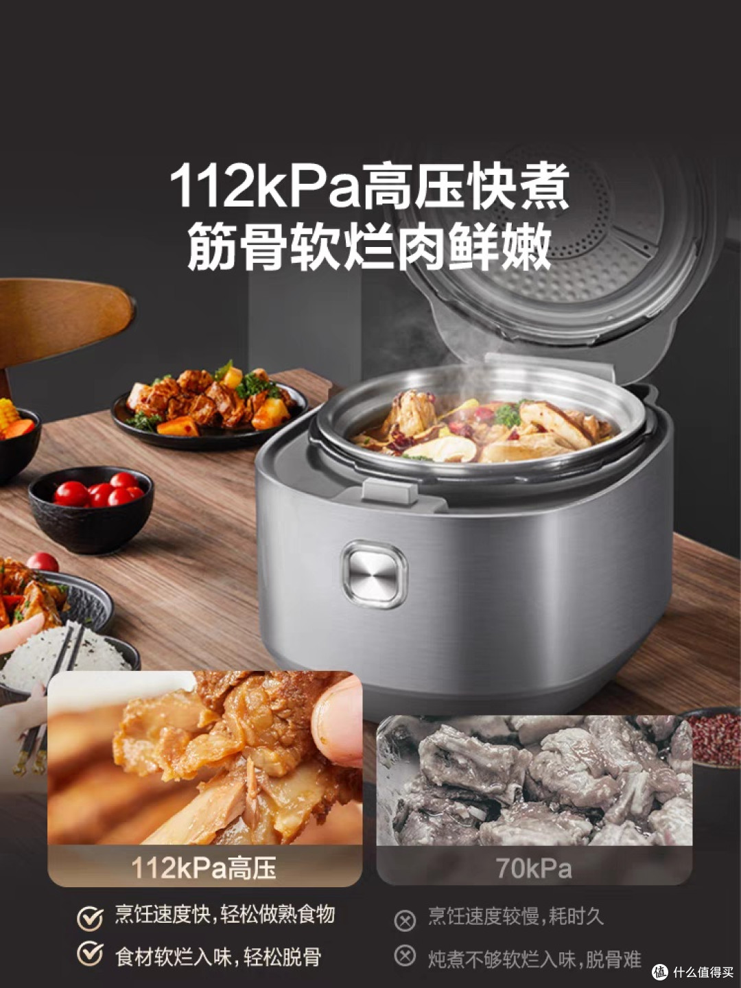 苏泊尔IH猛火电压力锅多功能评测