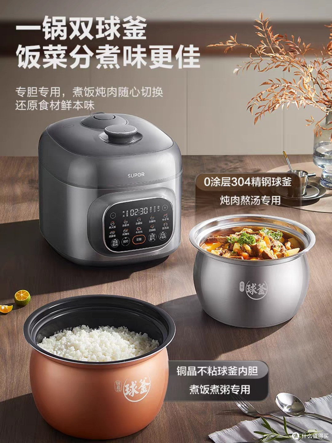 苏泊尔5L电压力锅:多功能家用优选