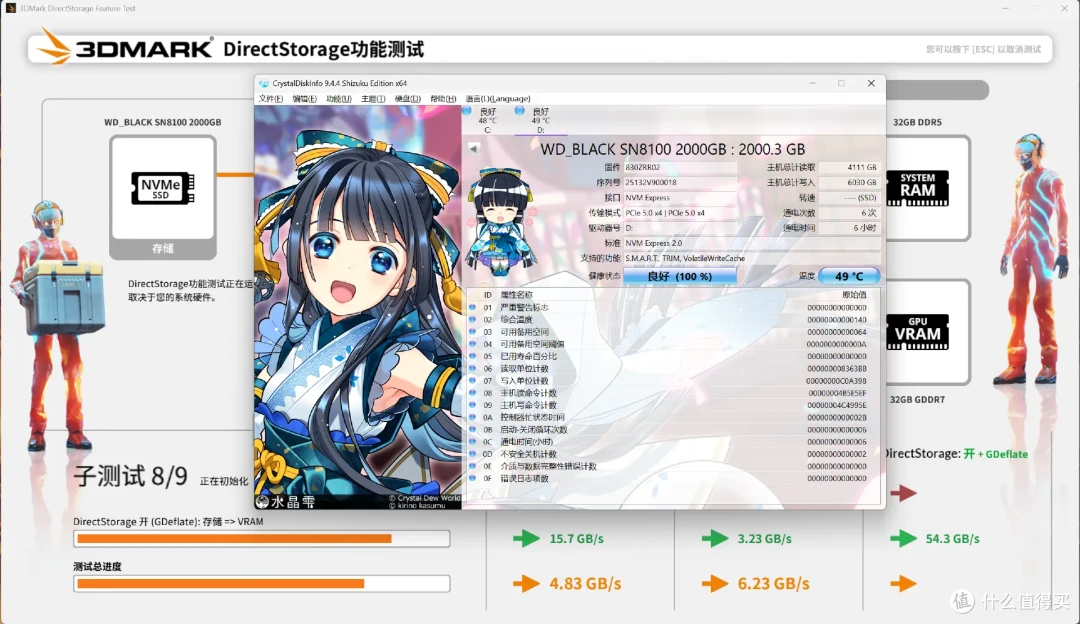 读14900MB/s，写14000MB/s！WD_BLACK SN8100 2TB PCIe 5.0 SSD
