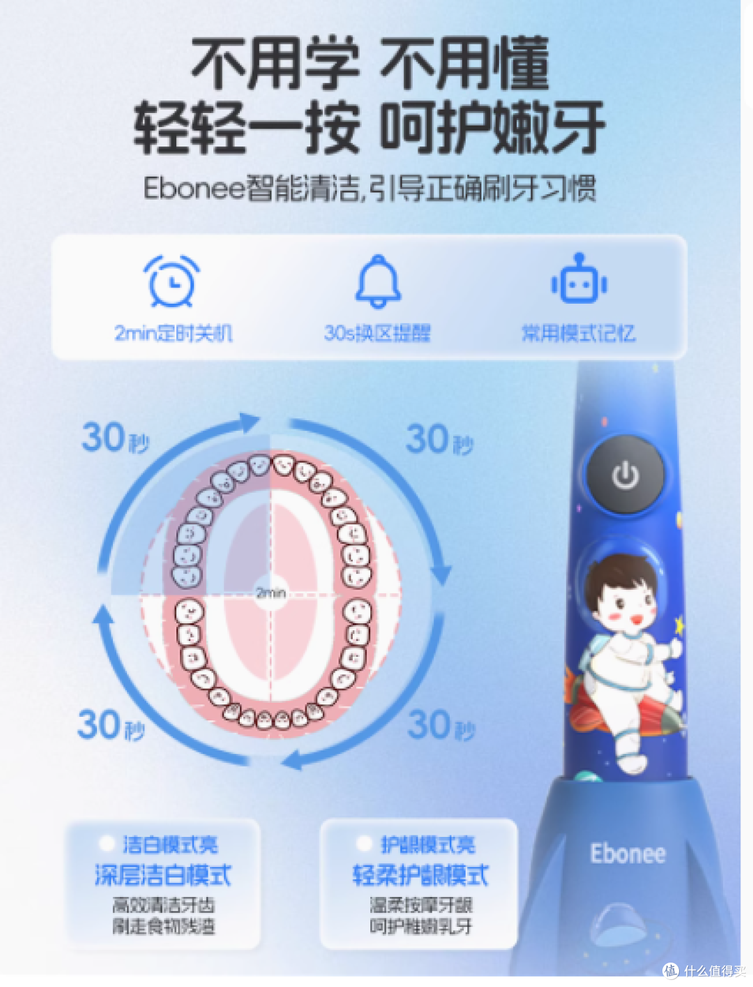 艾博尼儿童电动牙刷:守护宝贝牙齿健康的智能伙伴