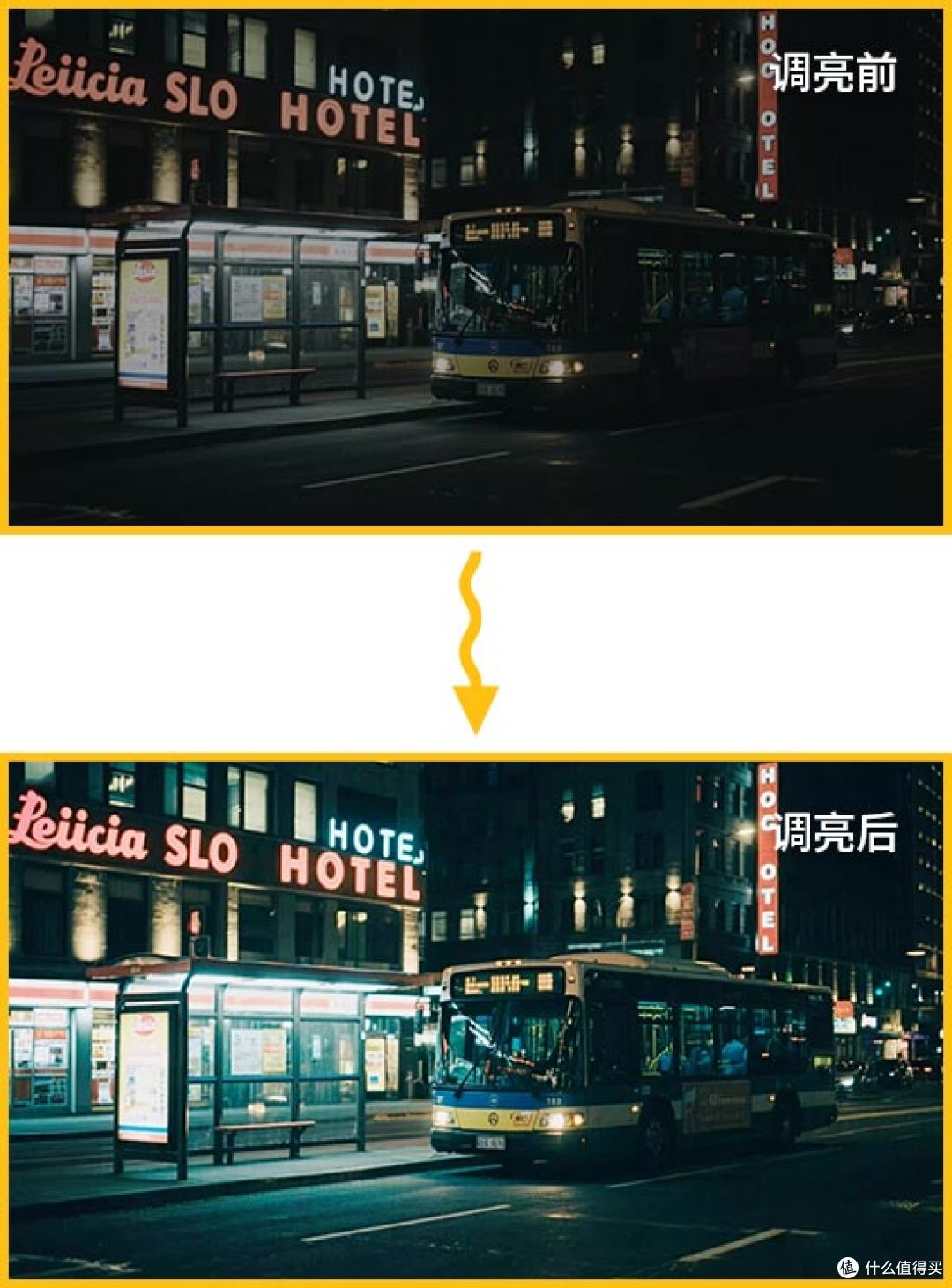图7：HDR视频调亮效果