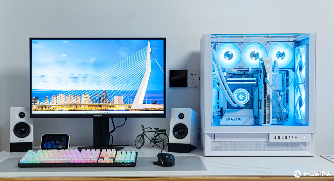 纯白高颜值,技嘉X870E AORUS PRO ICE电竞冰雕主板测试