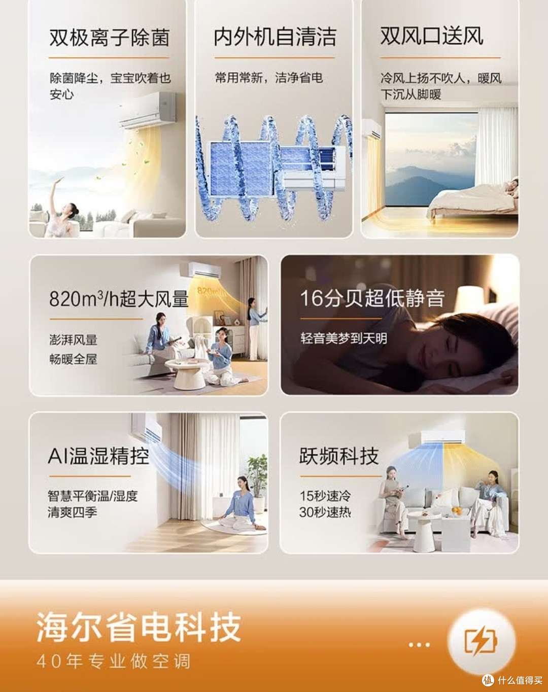 海尔净省电pro,卧室清凉首选