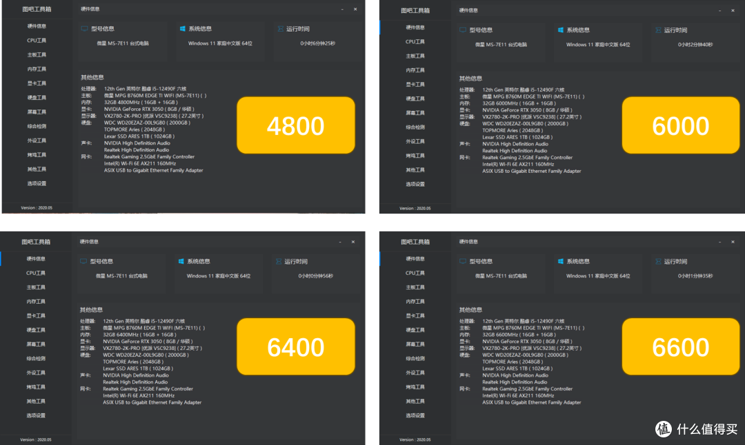 KLEVV科赋 URBANE V DDR5 内存条6000频率实测,做工和性能双优!