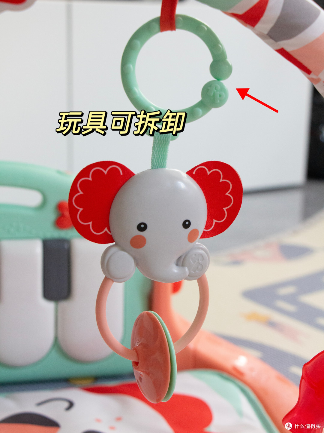 养娃1年多，最不后悔买的玩具--费雪宝宝健身架分享
