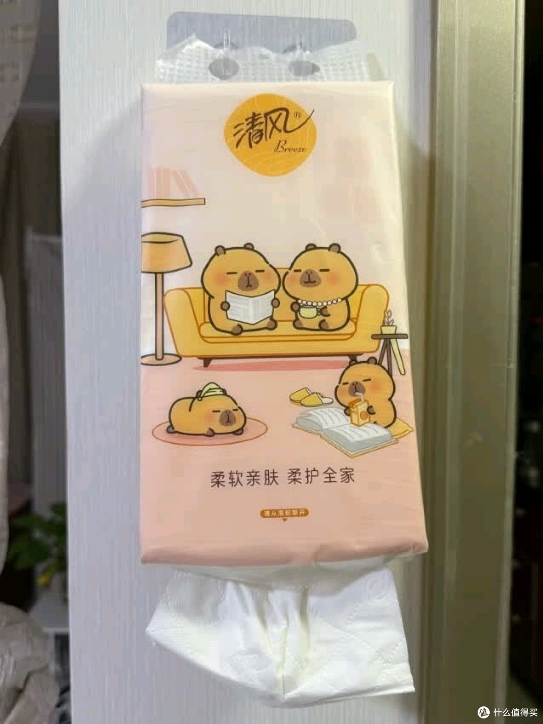 清风卡皮巴拉性价比超高，带娃必备纸巾