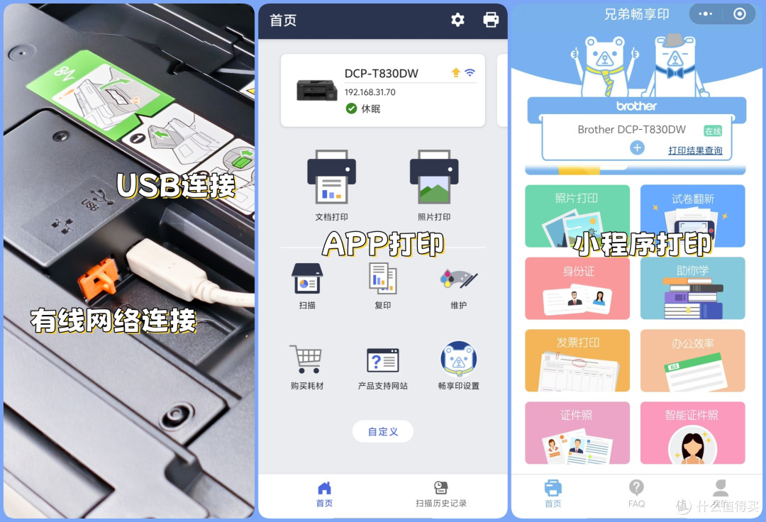 小型工作室的低成本印刷方案,降本增效全靠兄弟DCP-T830DW打印机