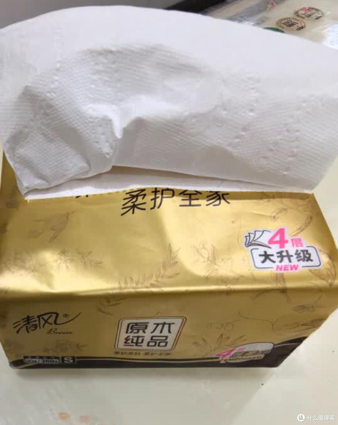 清风原木金装 4 层纸巾深度测评,的囤货指南与实测体验