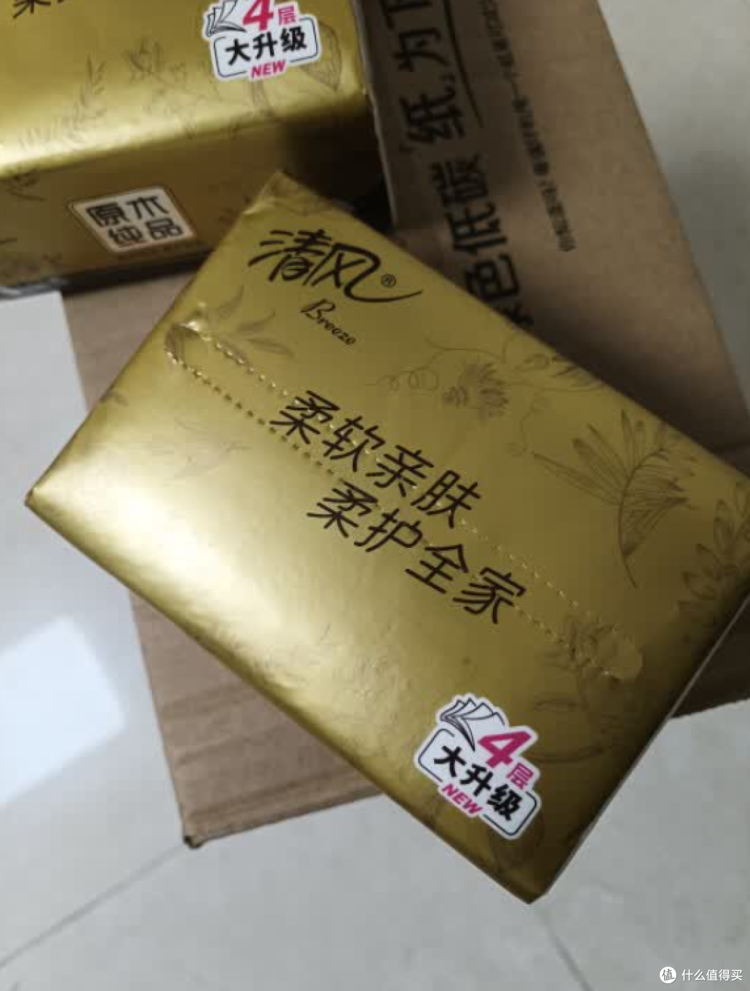 清风原木金装 4 层纸巾深度测评,的囤货指南与实测体验