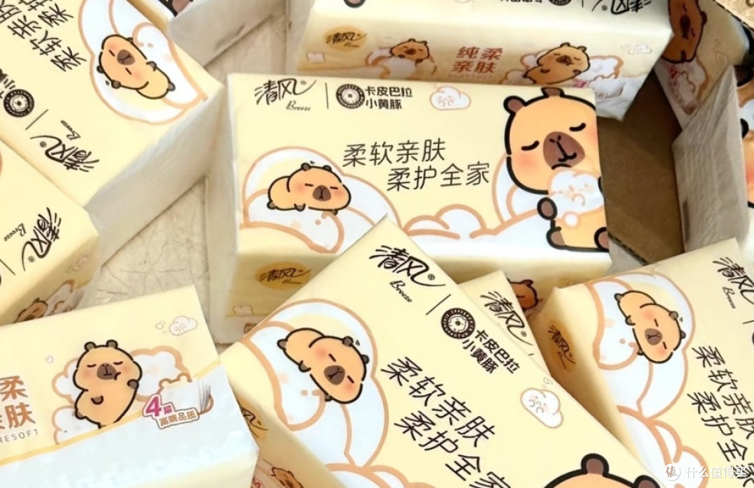 始于颜值，忠于品质——清风卡皮巴拉抽纸使用体验