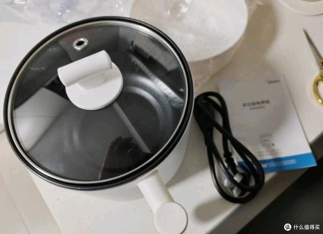 美的XZE1621电煮锅：折叠便携✨，宿舍旅行🧳&家用全能神器！