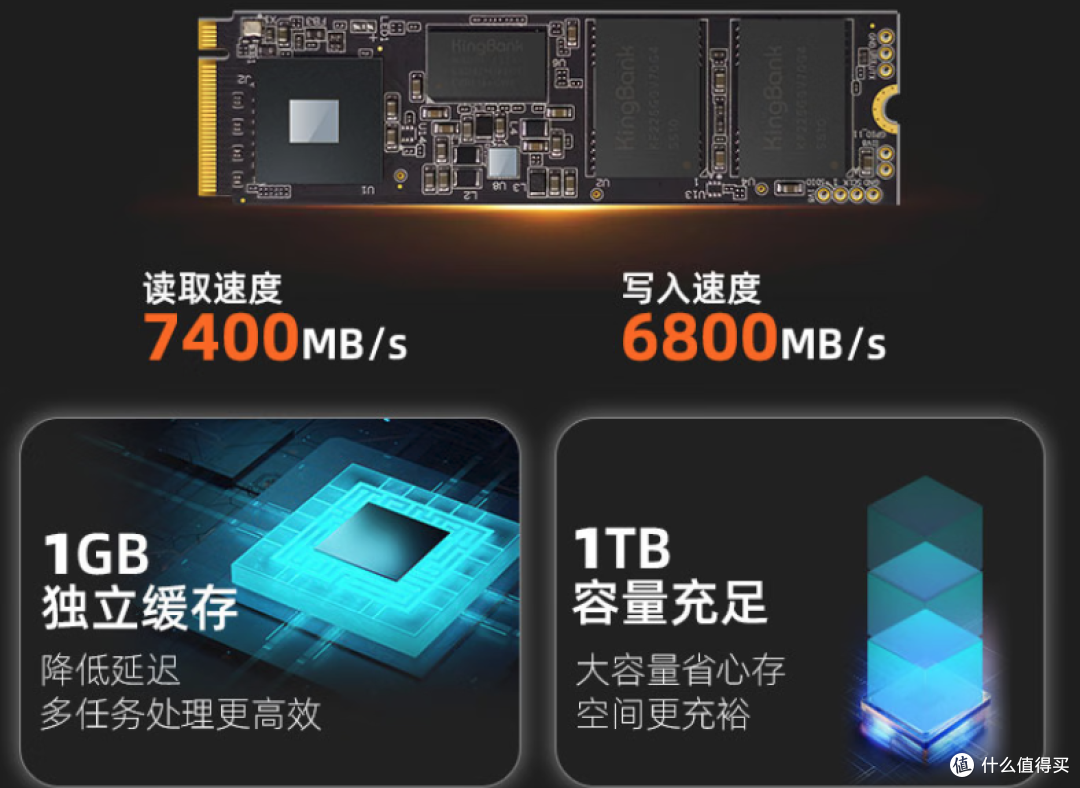 PCIe4大容量高速固态回归正常价位,金百达固态KP270实测分享