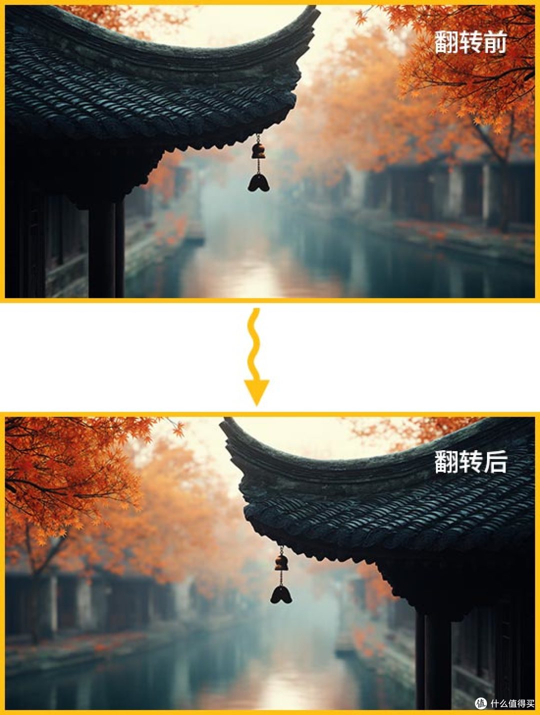 图3：水平翻转效果