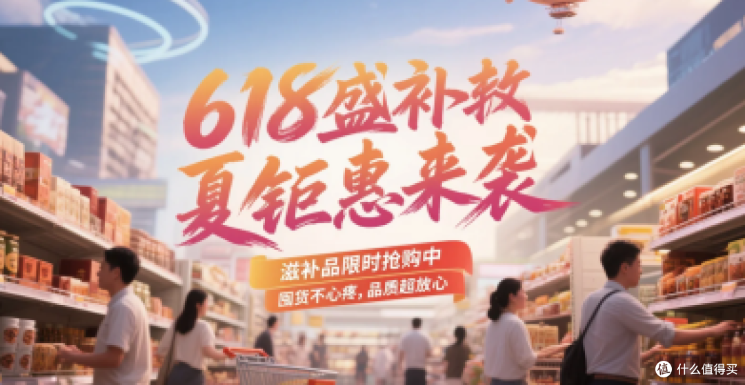 618盛夏钜惠来袭，滋补品限时抢购中，囤货不心疼，品质超放心