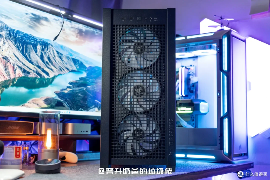 纯黑装机向夜晚致敬,华硕GT302+索泰5070Ti AMP+iGame Z890火神