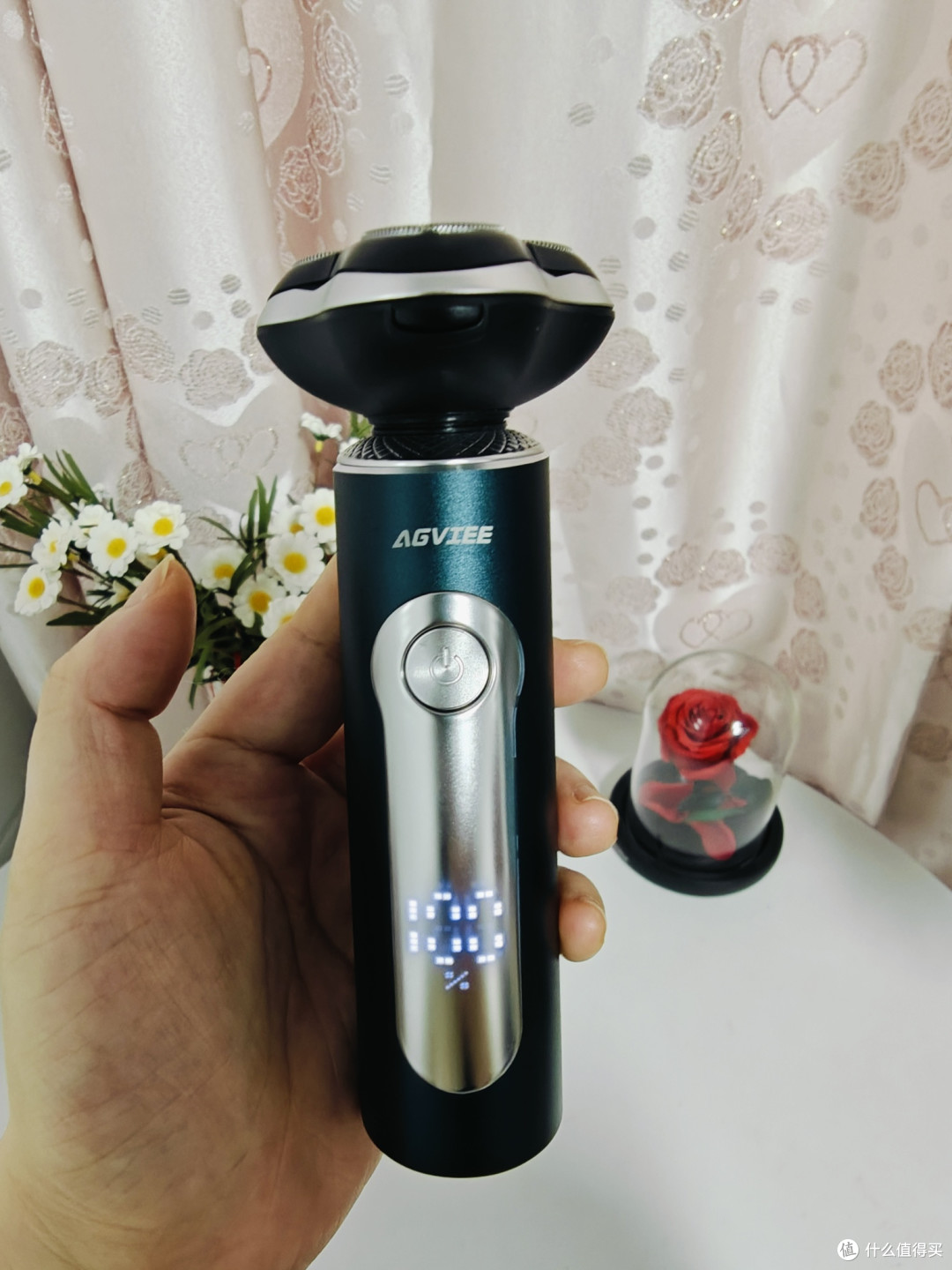 送老爸未野剃须刀，老人家笑得合不拢嘴