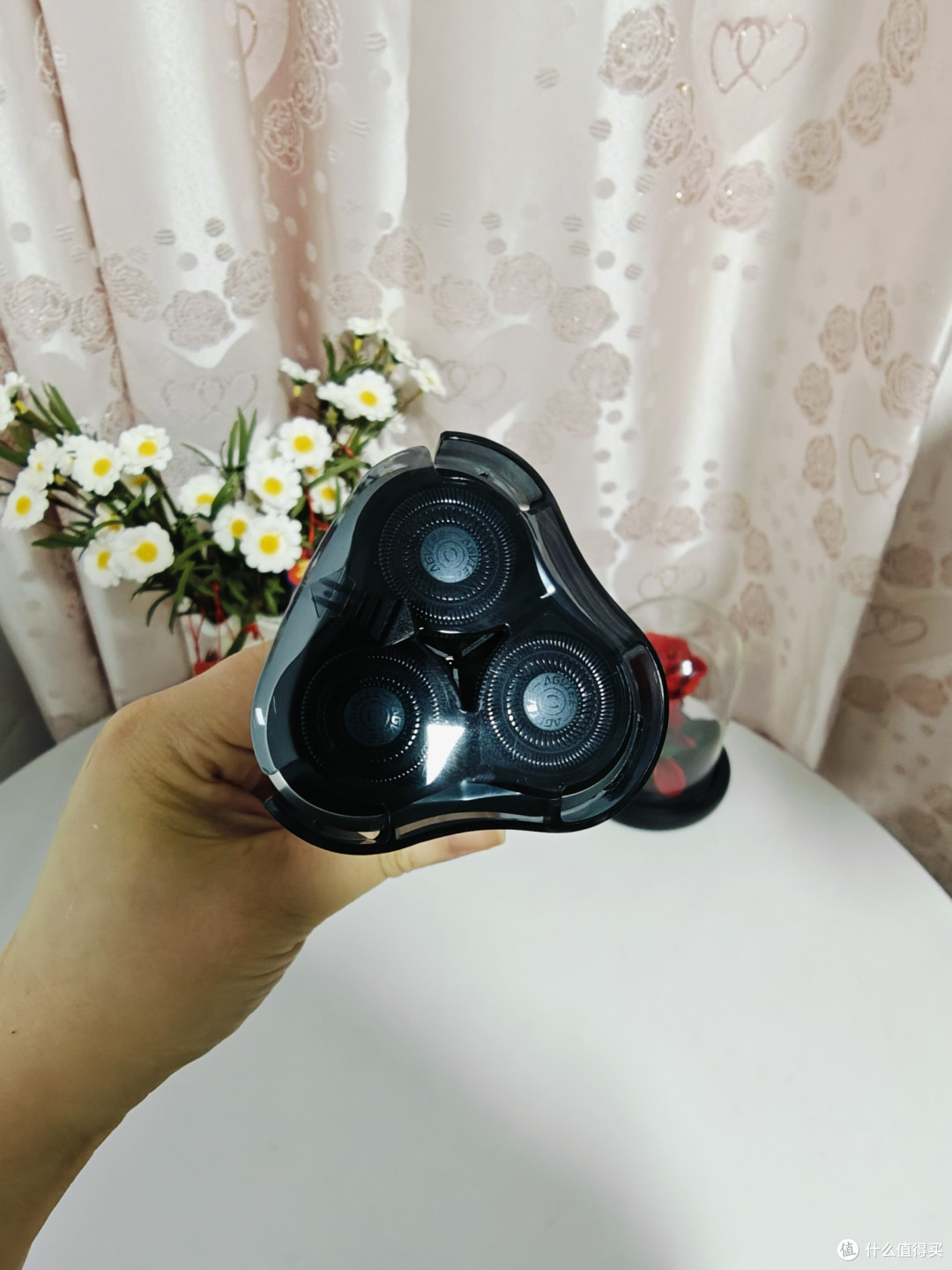 送老爸未野剃须刀，老人家笑得合不拢嘴
