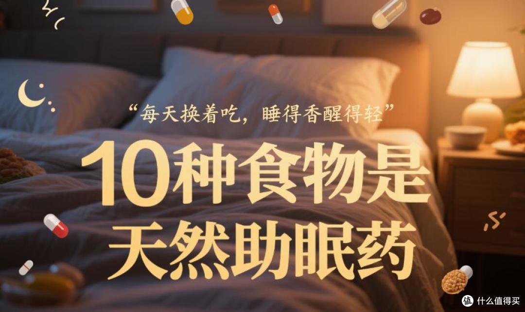 睡不安稳?试试这10种“天然助眠佳品”!每天换着吃更有效!