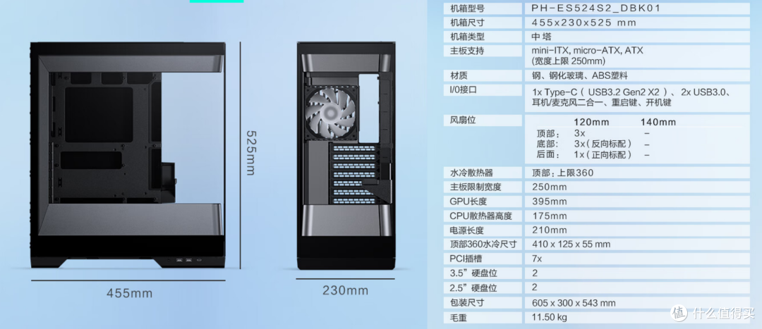 颜值与性能兼得！高性价比环绕海景房，追风者EVOLV S2 装机分享