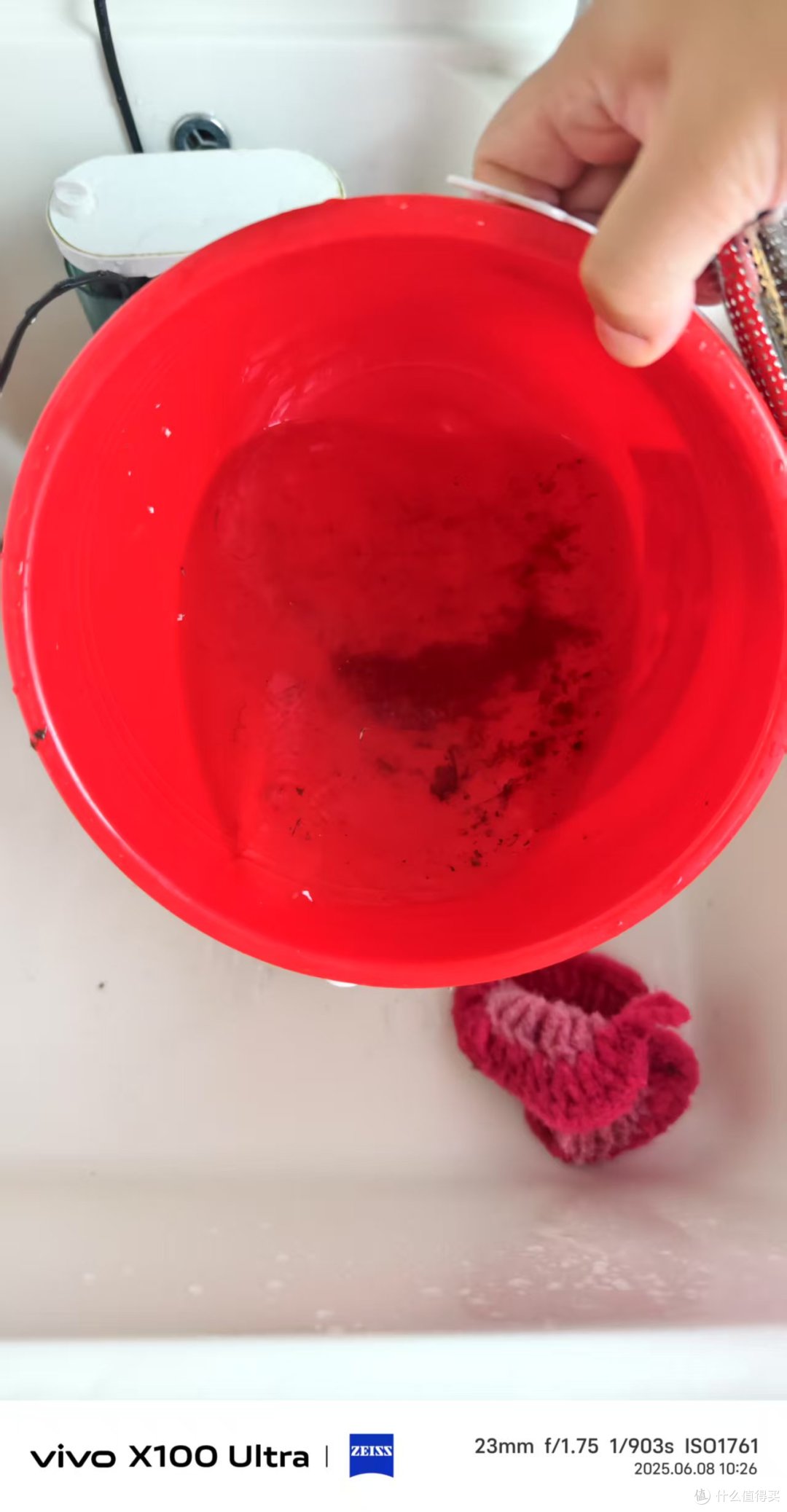 一个晚上鱼马桶里过滤下来的垃圾