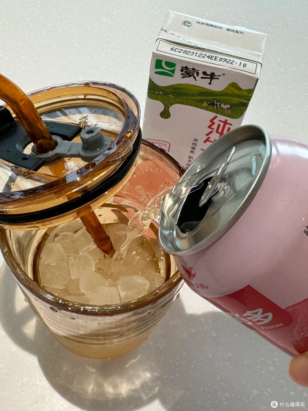 天热了，这瓶蜜桃水我一天能喝三回！