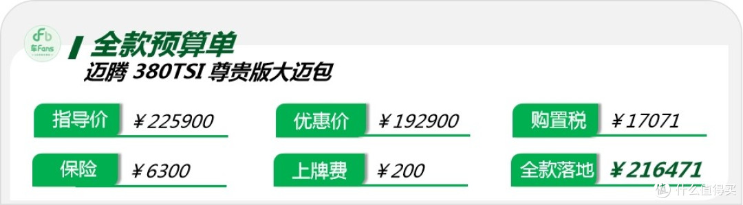 迈腾:竞品都是合资车,分期优惠5万+还嫌少