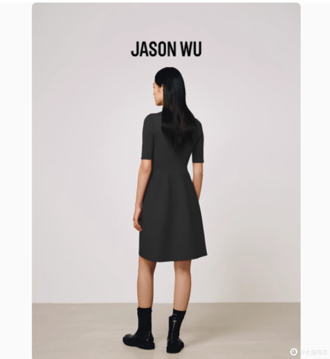 JASONWU夏季矮个子无缝一体针织连衣花苞裙，绽放你的独特魅力