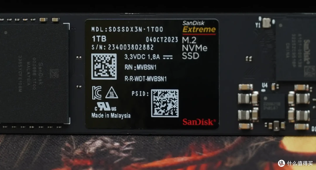 大厂出品，稳定可靠 闪迪至尊极速™ M.2 NVMe™ 固态硬盘