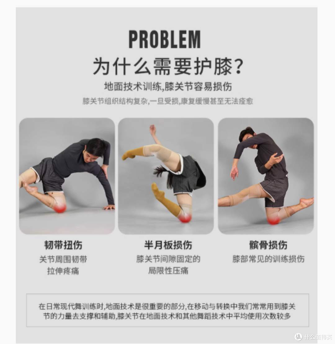 舞动无拘,隐形守护 —— HUHUDANCE肤色隐形薄硅胶护膝全解析
