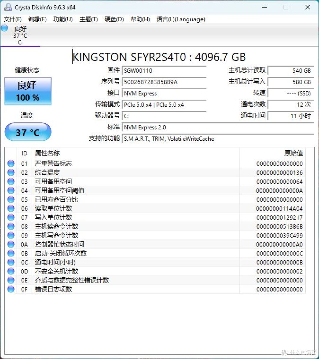 4PB寿命旗舰!Kingston FURY Renegade G5评测:性能与耐久双巅峰