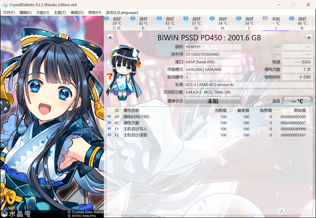 佰维PD450移动固态硬盘2T版,苹果手机存储空间无损扩容新方案