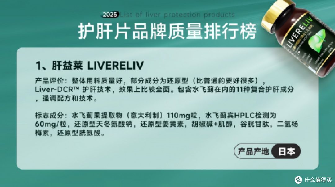 护肝片哪个牌子效果最好,2025十大品牌排名,它竟是行业第一旗舰