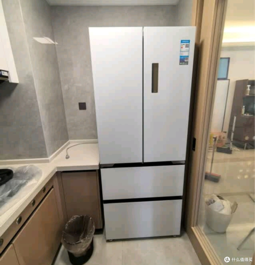 美的（Midea）417法式多门四开门60cm超薄零嵌入式双变频小