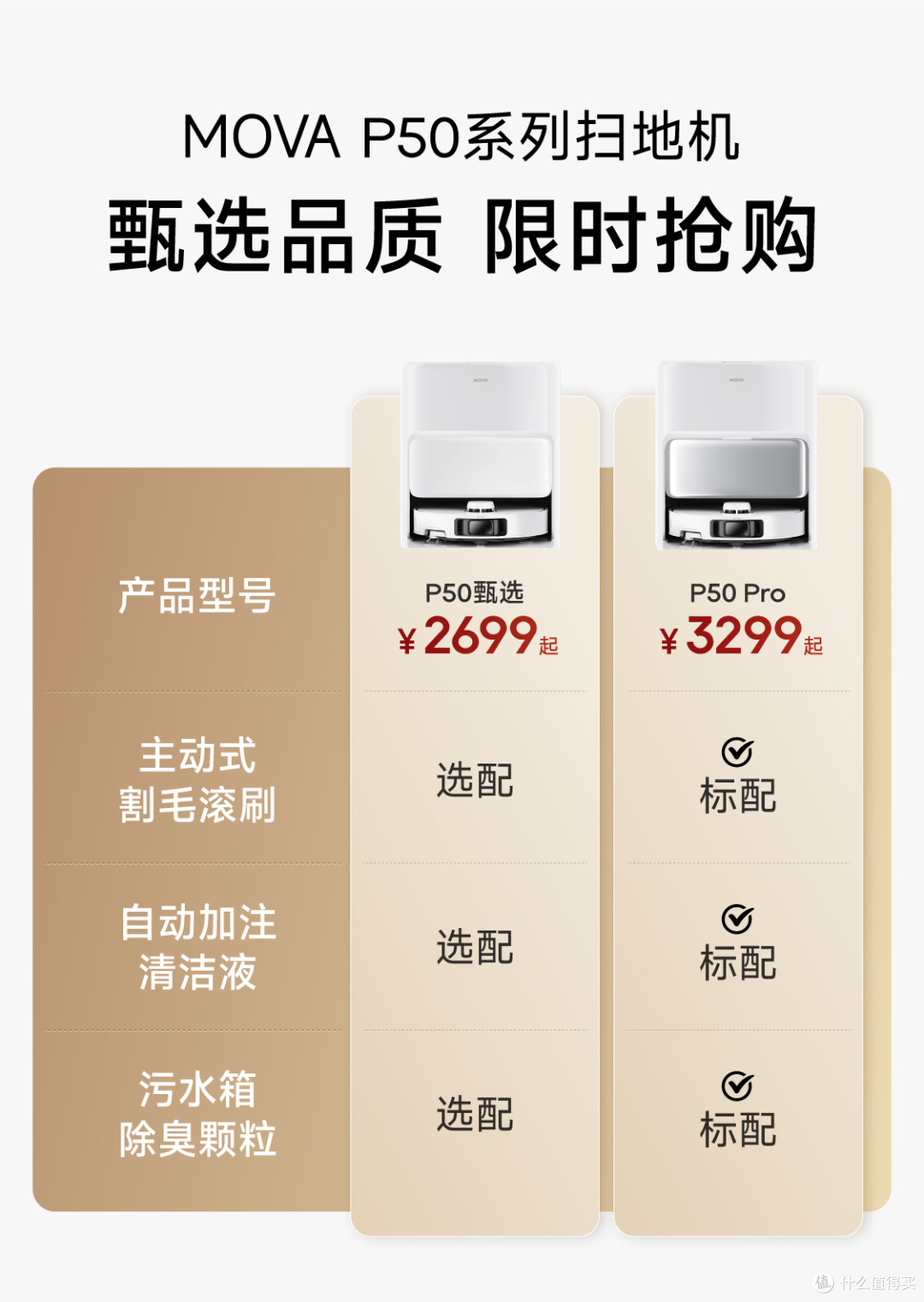 国补+618!解放双手 免维护!适合有娃养宠家庭的Mova P50系列