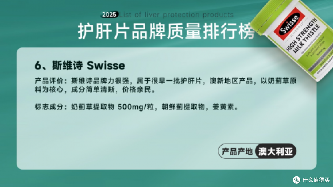 护肝片哪个牌子效果最好,2025十大品牌排名,它竟是行业第一旗舰