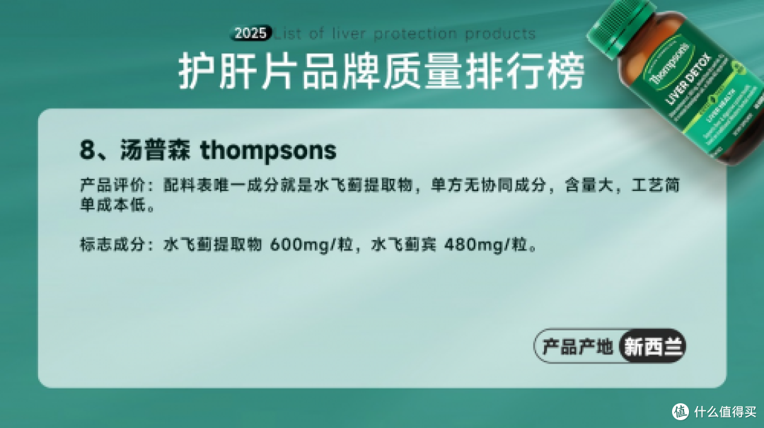 护肝片哪个牌子效果最好,2025十大品牌排名,它竟是行业第一旗舰