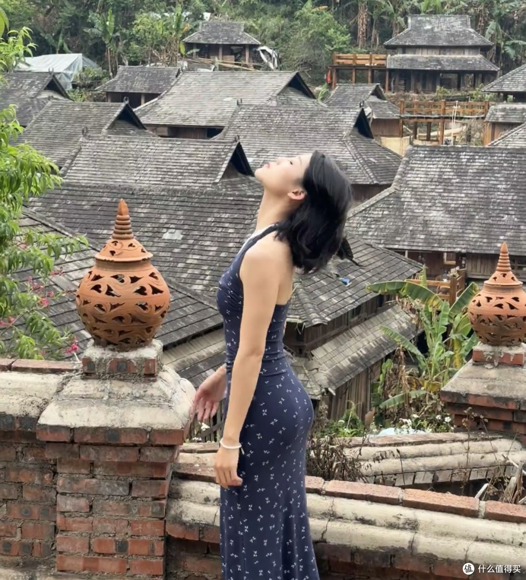 JIDA 无袖裙子夏季女高级感小个子气质吊带裙度假风洋气方领显