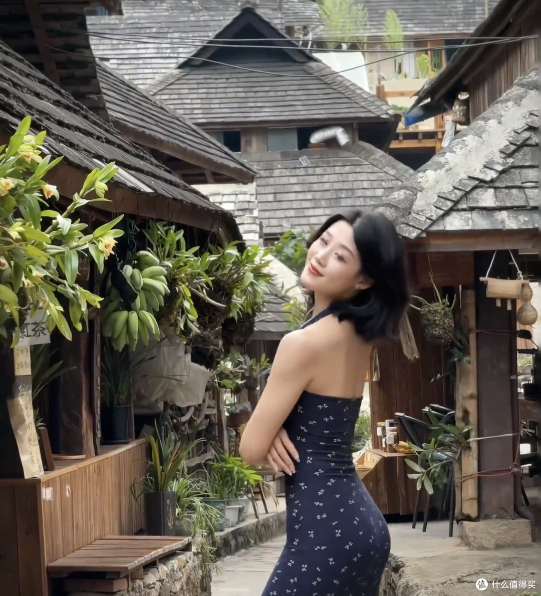 JIDA 无袖裙子夏季女高级感小个子气质吊带裙度假风洋气方领显