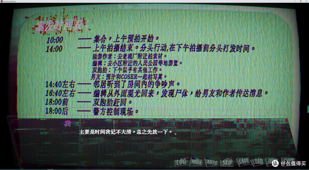 rpg互动小说类免费游戏——二分光景——COSER解体事件