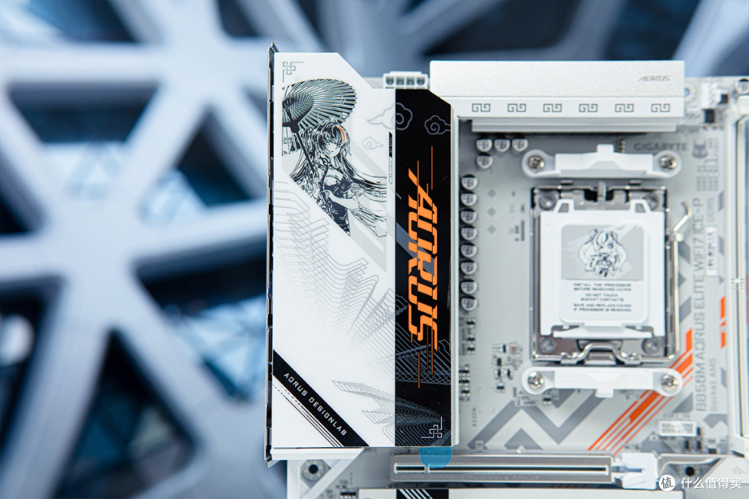 国潮来袭!技嘉B850M AORUS ELITE WIFI7 ICE-P雕妹主板装机
