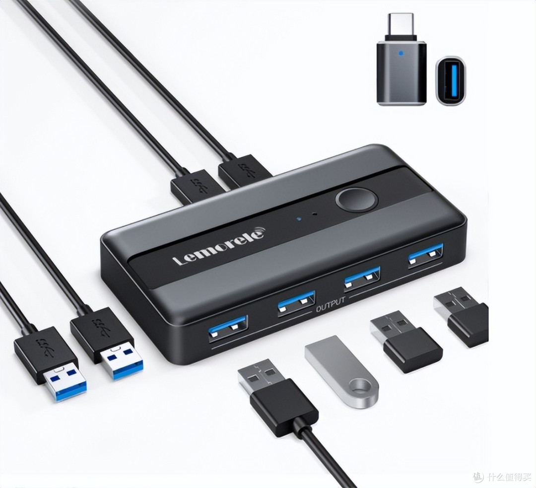 这个USB Switch H5切换器有点东西,告别手动插拔的痛苦!