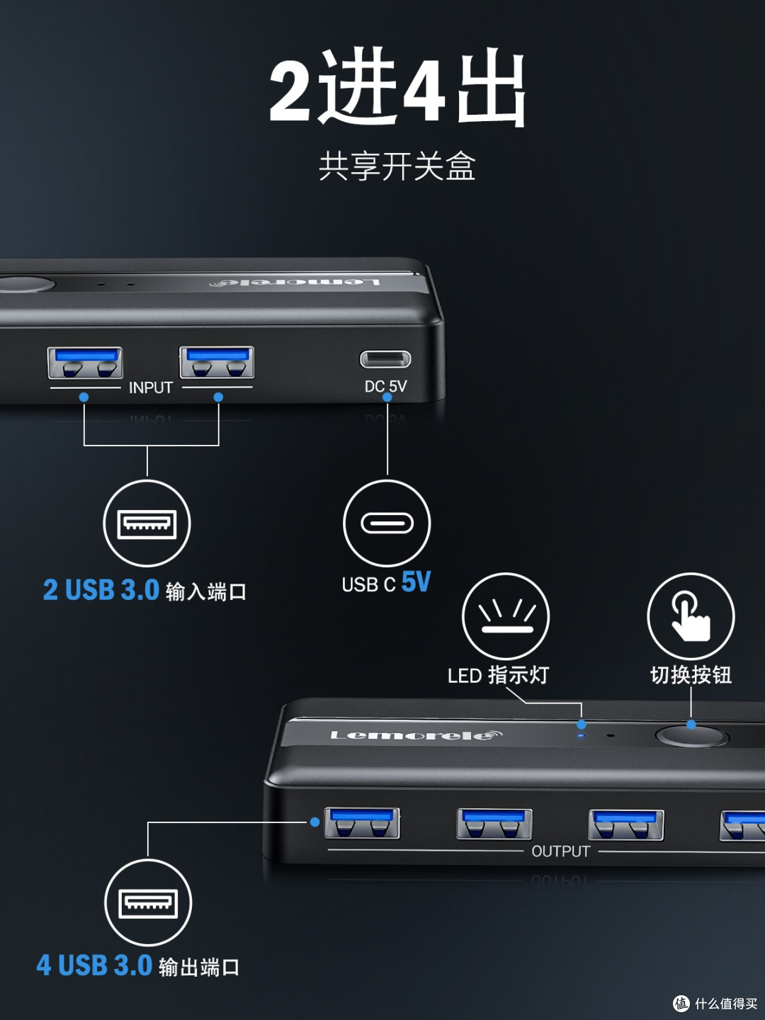 这个USB Switch H5切换器有点东西,告别手动插拔的痛苦!