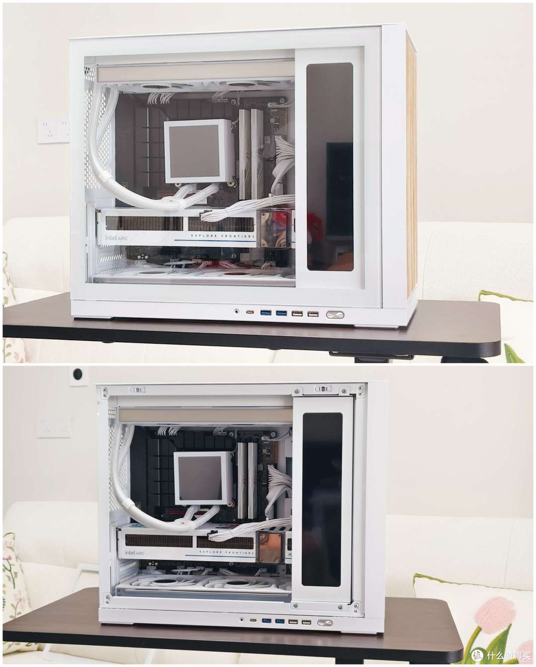 纯白性能怪兽:14代酷睿i7+ARC B570+闪鳞G600打造极致3i游戏主机